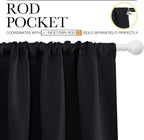NICETOWN Black Out Window Curtains - Image 3