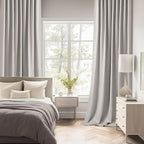MIULEE Stone Back Tab Blackout Curtains 90 Inches Long 2 Panels Set - Image 3
