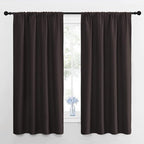 NICETOWN Window Curtains for Bedroom, Toffee Brown, 2 Panels, W42 x L48 -Inch by NICETOWN