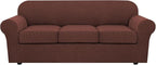H.VERSAILTEX 4 Piece Stretch Sofa Covers by HVERSAILTEX