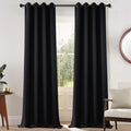Yakamok Blackout Curtains Room Darkening Thermal Insulated Grommet top Window by Yakamok