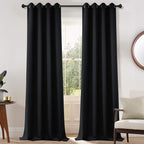 Yakamok Blackout Curtains Room Darkening Thermal Insulated Grommet top Window by Yakamok
