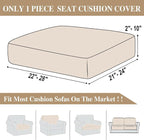 Couch Cushion Cover Seat Cushion Cover Stretch Armchair Cover Separate - Image 6