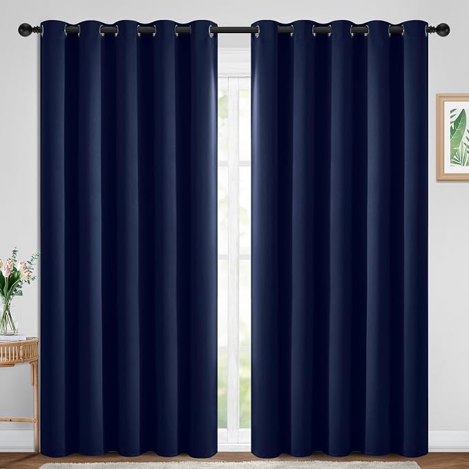Yakamok Blackout Curtains Room Darkening Thermal Insulated Window Panels by Yakamok