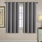 H.VERSAILTEX Ultra Soft and Thick Blackout Bluish Gray Curtains by HVERSAILTEX