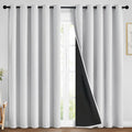 Yakamok 100% Blackout Curtains 84 Inches Long, 2 Thick Layers Heat and Full by Yakamok