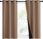 NICETOWN 100% Blackout Curtains Thermal, Noise Reduction and Privacy Curtains - Image 2