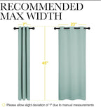 NICETOWN Thermal Insulated Curtains Blackout Draperies, Window Treatment Solid - Image 7