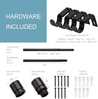 Byondeth Curtain Rods for Windows 16 to 170 Inches Adjustable Length 1 Inch - Image 4