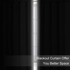 LEMOMO Blackout Curtains 52 x 108 inch/Light Grey Curtains Set of 2 - Image 3