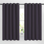 NICETOWN Blackout Bedroom Curtains 66 inches Long, Grommet Room Darkening by NICETOWN