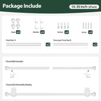 KAMANINA Curtain Rods No Drilling - Image 7