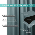 NICETOWN Aqua 100% Blackout Curtains - Image 5