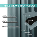 NICETOWN 100% Blackout Window Curtain Panels, Cold and Full Light Blocking - Image 5