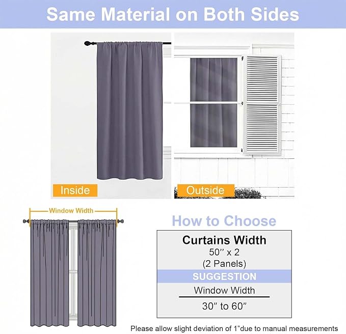 Simplebrand Blackout Extra 10ft Curtains - Image 9