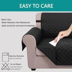U-NICE HOME Recliner Chair Covers Reversible Quilted Water Repellent Pet - Image 4