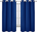 LEMOMO Blackout Curtains 40 x 63 inch/Royal Blue Curtains Set of 2 - Image 2