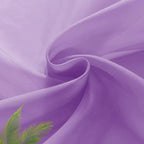 SpaceDresser Basic Rod Pocket Sheer Voile Window Curtain Panels Lavender 1 Pair - Image 5