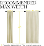 NICETOWN Kitchen Curtains, Short Blackout Curtains & Drapes, Small Window - Image 7