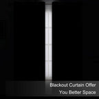 LEMOMO Blackout Curtains 66 x 95 inch/Black Curtains Set of 2 Panels/Thermal - Image 3