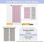 Simplebrand Ava Pink Blackout Curtains - Image 7