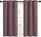 NICETOWN Dry Rose Blackout Shack Curtains Noise Reducing, Thermal Insulated and - Image 2