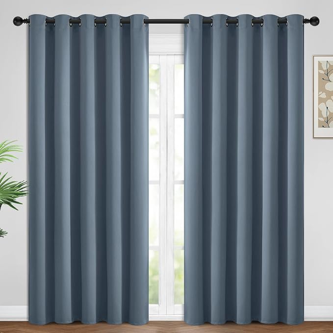 Yakamok Blackout Curtains Room Darkening Thermal Insulated Window Panels by Yakamok