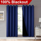 NICETOWN Full Shade Curtain Panels, Pair of Energy Smart & Noise Blocking Out - Image 2