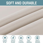 H.VERSAILTEX Blackout Patio Curtains 100 x 108 Inches - Image 4