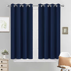 Yakamok Navy Blue Blackout Curtains by Yakamok