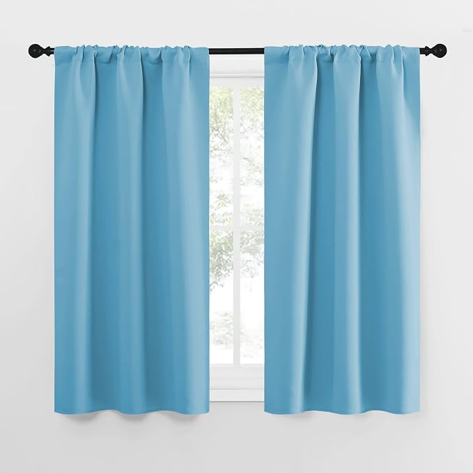 NICETOWN Kitchen Curtains for Small Windows, Privacy Thermal Insulated Blackout by NICETOWN