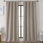 Simplebrand Stone Blackout Curtains by Simplebrand