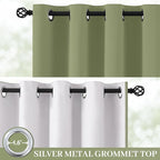 Yakamok 100% Blackout Curtain Panels 96 inches Cold and Light Blocking Drapes - Image 2