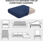 Water Repellent Sofa Seat Cushion Covers Stretch Furniture Protector Slip Covers - Image 8