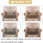 H.VERSAILTEX Velvet Stretch Couch Cushion Cover Plush Cushion Slipcover - Image 6
