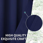 BGment Navy Blackout Curtains for Bedroom - Image 7