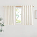 NICETOWN Linen Curtains 45 inch Length by NICETOWN