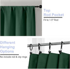 Simplebrand Ever Green Blackout Curtains - Image 4