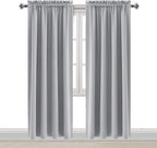 DWCN Blackout Curtains Room Darkening Thermal Insulated Bedroom Curtains Window - Image 9