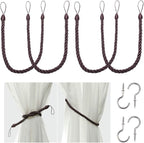 BEL AVENIR Curtain Rope Tiebacks, Drapery Rope Holdbacks by BELAVENIR