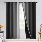 SimpleHome Ombre 100% Blackout Curtains by SimpleHome