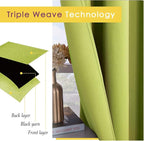 NICETOWN Window Drapery Panels Blackout Curtains, Window Treatment Thermal - Image 3