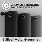 SimpleHome Ombre 100% Blackout Curtains - Image 3
