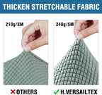 H.VERSAILTEX 3 Piece Stretch Sofa Covers - Image 3