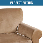 H.VERSAILTEX Stretch Velvet Loveseat Covers - Image 4
