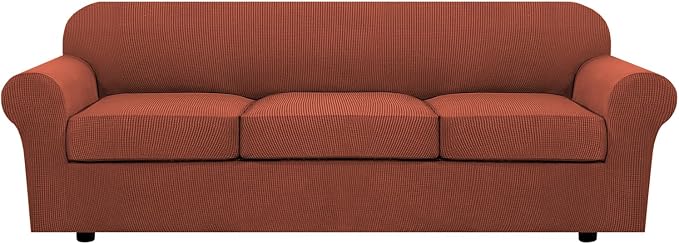 H.VERSAILTEX 4 Piece Stretch Sofa Covers by HVERSAILTEX