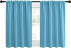 NICETOWN RV Blackout Curtains for Camper Windows, Teal Blue, Short Blackout by NICETOWN