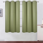 LEMOMO Blackout Curtains 42 x 63 inch/Sage Green Curtains Set of 2 by Lemomo