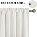 DWCN Blackout Curtains for Living Room Thermal Insulated, Energy Saving & Noise - Image 4