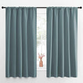 NICETOWN Greyish Blue Blackout Curtains Panels by NICETOWN